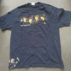 Sun Printed (cyanotype) Beatles Shirt